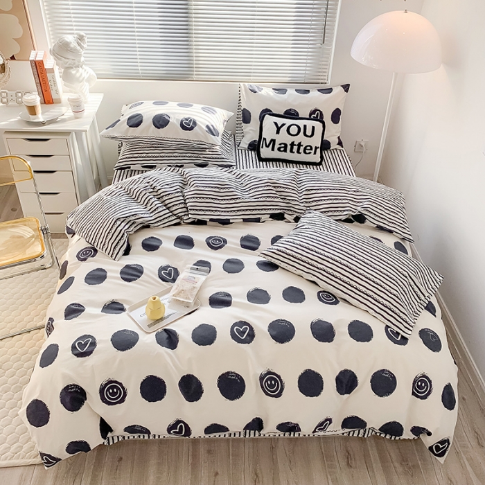 91家纺网 家纺一手货源 找家纺 澳萝拉 2023新款全棉印花四件套会员减5元 简单生活