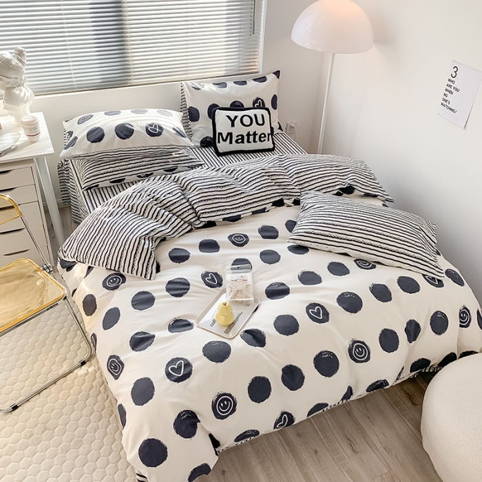 91家纺网 家纺一手货源 找家纺 澳萝拉 2023新款全棉印花四件套会员减5元 简单生活