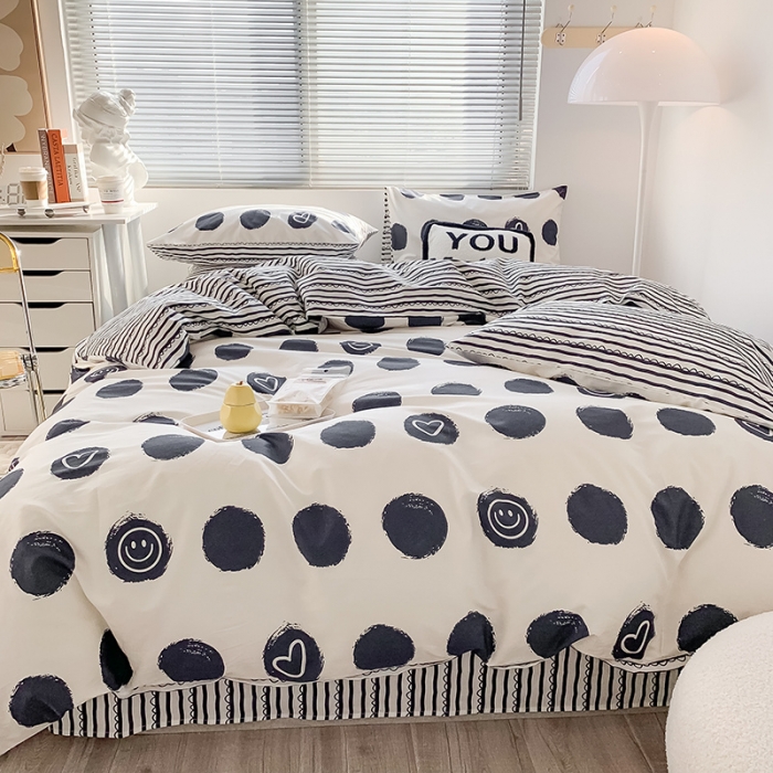 91家纺网 家纺一手货源 找家纺 澳萝拉 2023新款全棉印花四件套会员减5元 简单生活