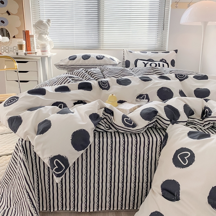 91家纺网 家纺一手货源 找家纺 澳萝拉 2023新款全棉印花四件套会员减5元 简单生活