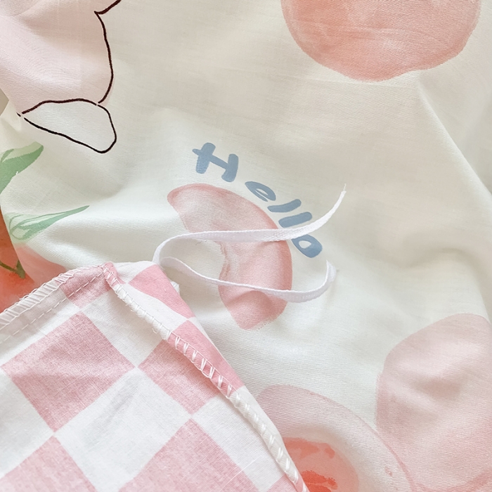 91家纺网 家纺一手货源 找家纺 澳萝拉 2023新款全棉印花四件套会员减5元 甜心小兔