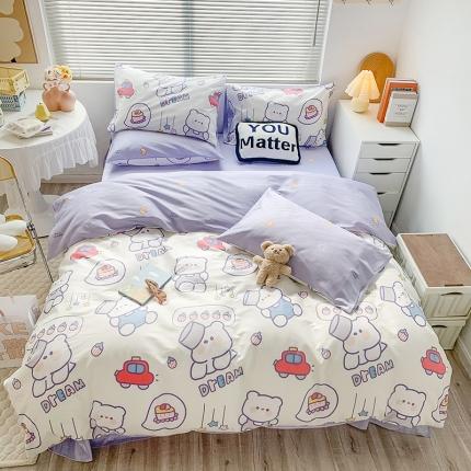 澳萝拉 2023新款全棉印花四件套会员减5元 童话镇