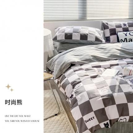 91家纺网 家纺一手货源 找家纺 （总）澳萝拉 2023新款全棉印花四件套会员减5元