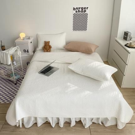 91家纺网 家纺一手货源 找家纺 （总）茉夕家纺 2022新款纯色床盖