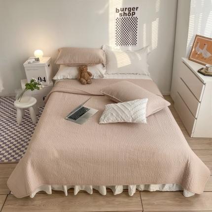 91家纺网 家纺一手货源 找家纺 （总）茉夕家纺 2022新款纯色床盖