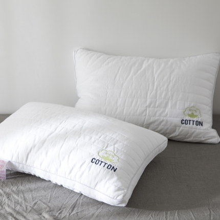 91家纺网 家纺一手货源 找家纺 全棉安枕无忧棉花枕头全棉护颈椎助睡眠 不塌陷不变形记忆枕