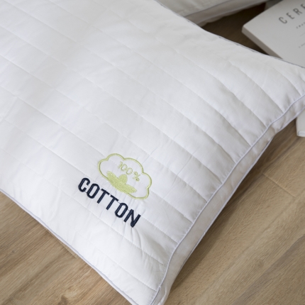 91家纺网 家纺一手货源 找家纺 全棉安枕无忧棉花枕头全棉护颈椎助睡眠 不塌陷不变形记忆枕