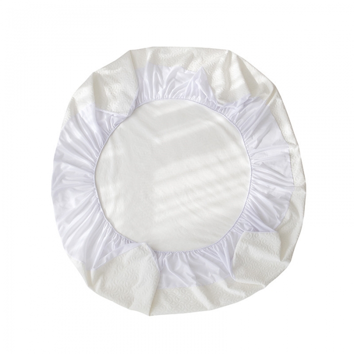 91家纺网 家纺一手货源 找家纺 小米笠 石墨烯空气层夹棉防水床笠 竹纤维雕花款