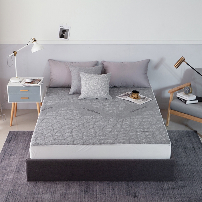 91家纺网 家纺一手货源 找家纺 小米笠 竹纤维空气层夹棉防水床笠 石墨烯经典款