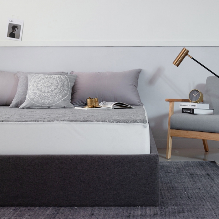 91家纺网 家纺一手货源 找家纺 小米笠 竹纤维空气层夹棉防水床笠 石墨烯经典款