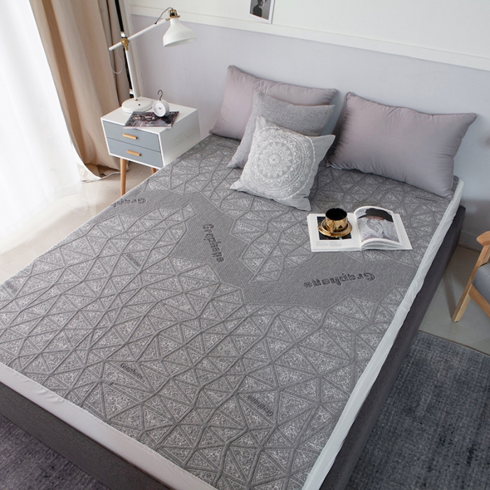 91家纺网 家纺一手货源 找家纺 小米笠 竹纤维空气层夹棉防水床笠 石墨烯经典款