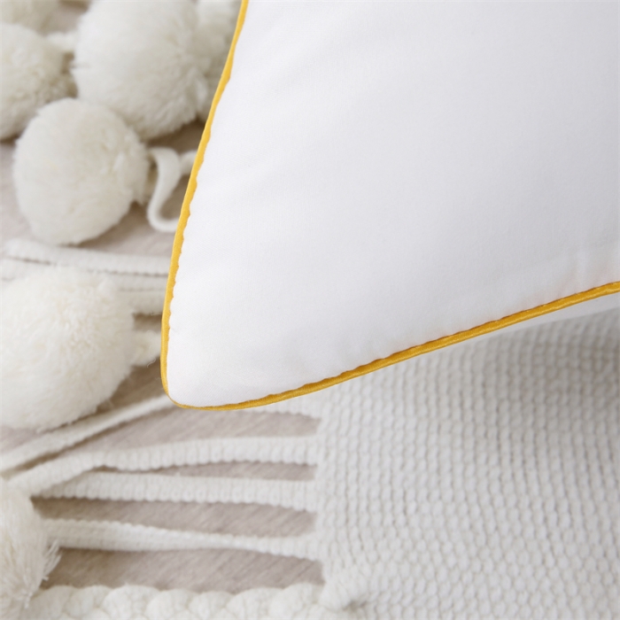 91家纺网 家纺一手货源 找家纺 天意美 2022新款磨毛艾草枕 磨毛单边艾草黄色