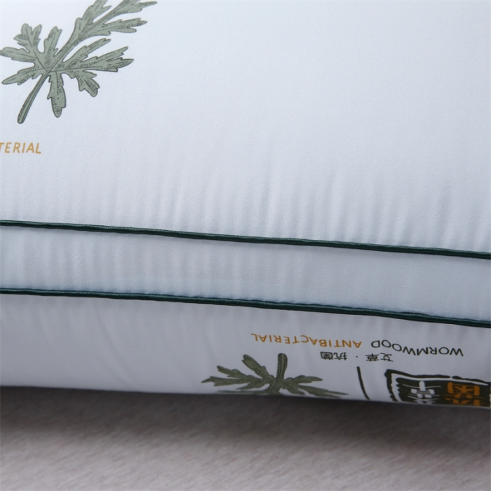 91家纺网 家纺一手货源 找家纺 天意美 2022新款磨毛艾草枕 磨毛立体艾草蓝色