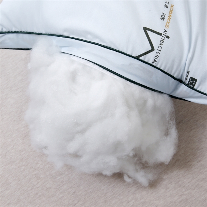 91家纺网 家纺一手货源 找家纺 天意美 2022新款磨毛艾草枕 磨毛立体艾草蓝色