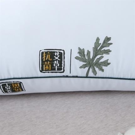 天意美 2022新款磨毛艾草枕 磨毛单边艾草蓝色