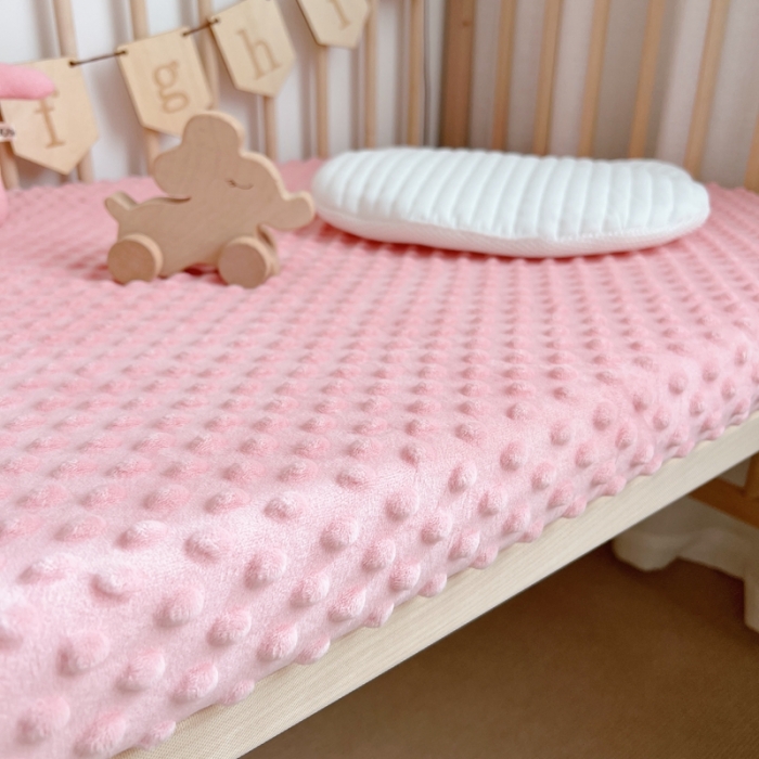 91家纺网 家纺一手货源 找家纺 星期八 2022新款豆豆绒床笠 玉色