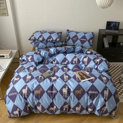 91家纺网 家纺一手货源 找家纺 （总）麦伦   2022新款春季新品全棉斜纹四件套第1波