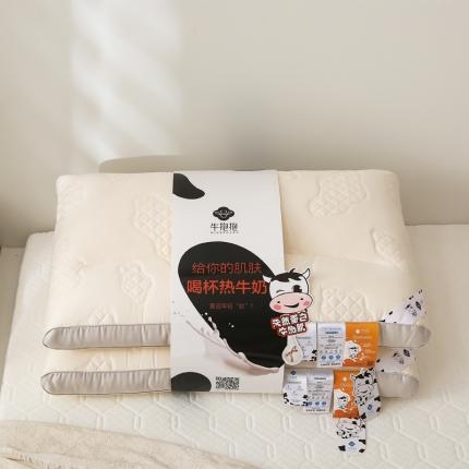 91家纺网 家纺一手货源 找家纺 （总）雅诗帛 2025新款牛奶乳胶悬浮枕芯枕头直播