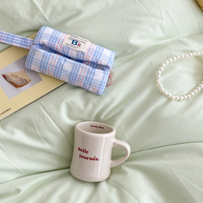 91家纺网 家纺一手货源 找家纺 昔可家纺 2021新款双拼加厚磨毛四件套 薄荷绿双拼