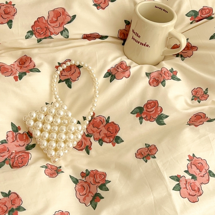 91家纺网 家纺一手货源 找家纺 （总）昔可家纺 2022新款13372全棉百褶花边四件套