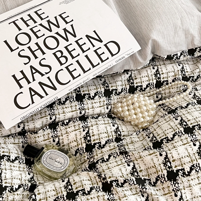 91家纺网 家纺一手货源 找家纺 （总）昔可家纺 2022新款13372全棉香香风流苏边四件套