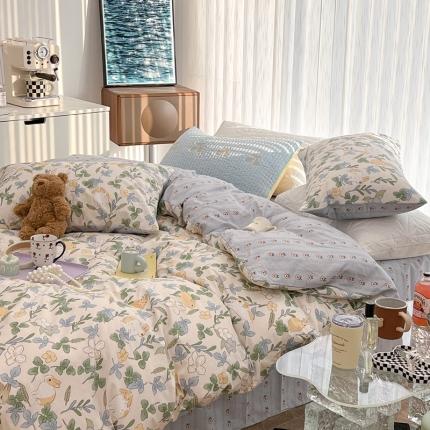 91家纺网 家纺一手货源 找家纺 （总）昔可家纺 2022新款13372全棉普通款卡通四件套