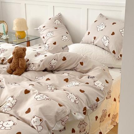 91家纺网 家纺一手货源 找家纺 （总）昔可家纺 2022新款13372全棉普通款卡通四件套