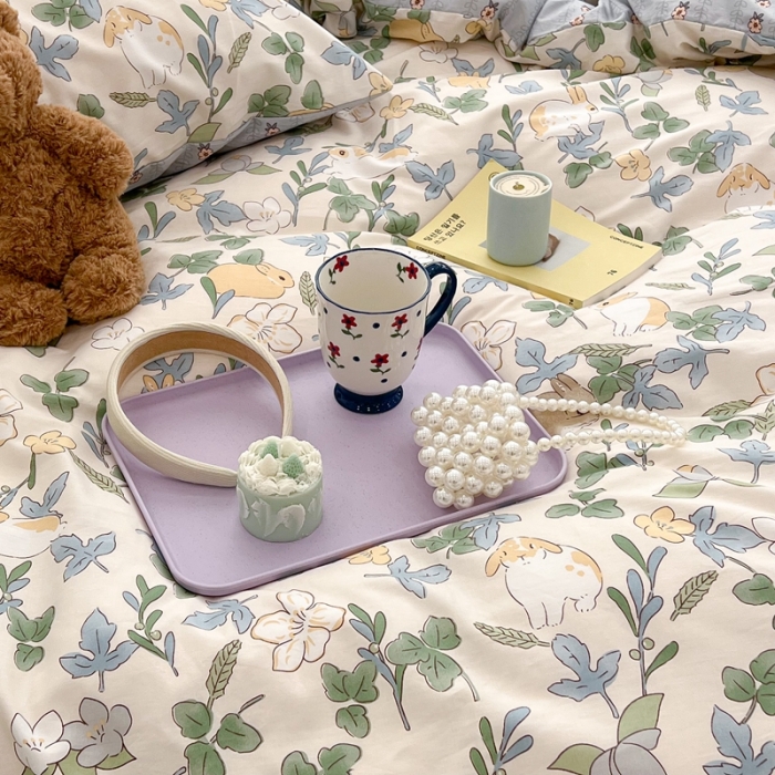 91家纺网 家纺一手货源 找家纺 （总）昔可家纺 2022新款13372全棉普通款卡通四件套