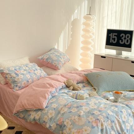 91家纺网 家纺一手货源 找家纺 （总）昔可家纺 2022新款13372全棉普通款四件套