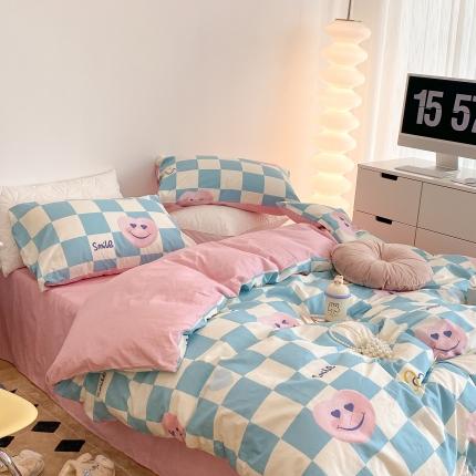 91家纺网 家纺一手货源 找家纺 （总）昔可家纺 2022新款13372全棉普通款四件套