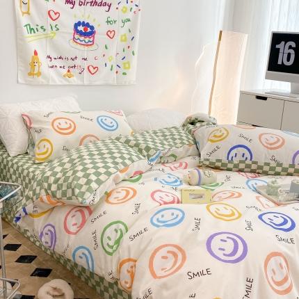 91家纺网 家纺一手货源 找家纺 （总）昔可家纺 2022新款13372全棉普通款四件套