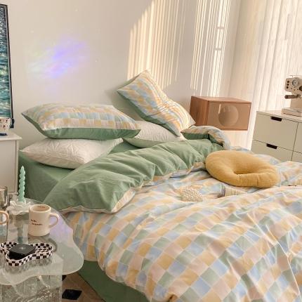 91家纺网 家纺一手货源 找家纺 （总）昔可家纺 2022新款13372全棉普通款四件套