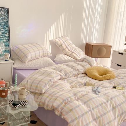 91家纺网 家纺一手货源 找家纺 （总）昔可家纺 2022新款13372全棉普通款四件套