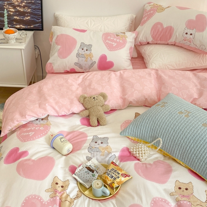 91家纺网 家纺一手货源 找家纺 （总）昔可家纺 2022新款13372全棉普通款四件套