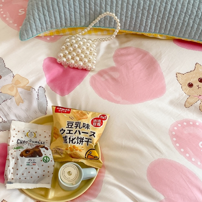 91家纺网 家纺一手货源 找家纺 （总）昔可家纺 2022新款13372全棉普通款四件套