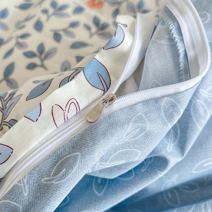 91家纺网 家纺一手货源 找家纺 沐棉家居 2022新款全棉13370印花四件套直播爆款 菲菲兔