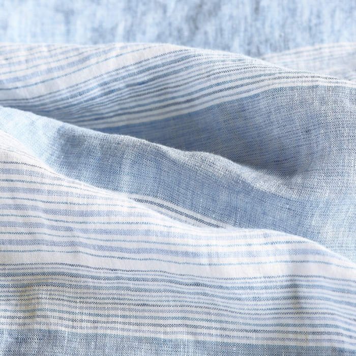 91家纺网 家纺一手货源 找家纺 简家居 2022新款纯亚麻四件套 纯亚麻蓝天