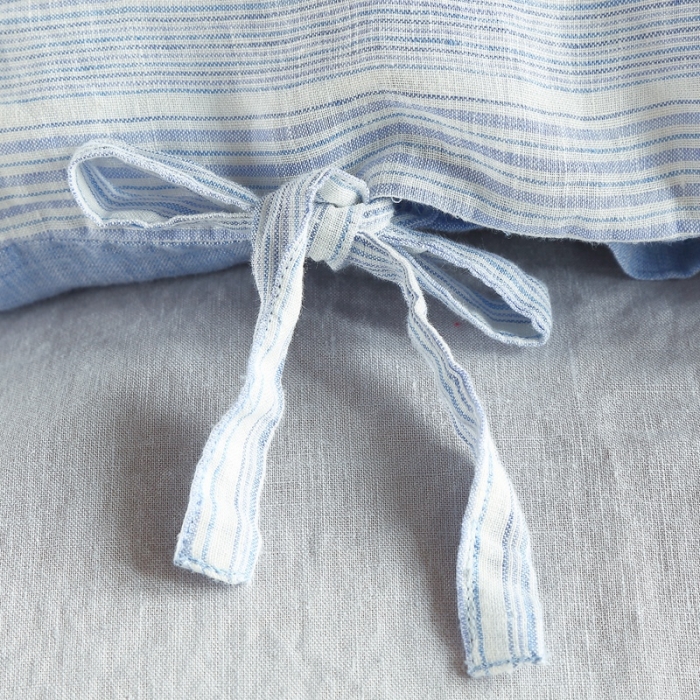 91家纺网 家纺一手货源 找家纺 简家居 2022新款纯亚麻四件套 纯亚麻蓝天