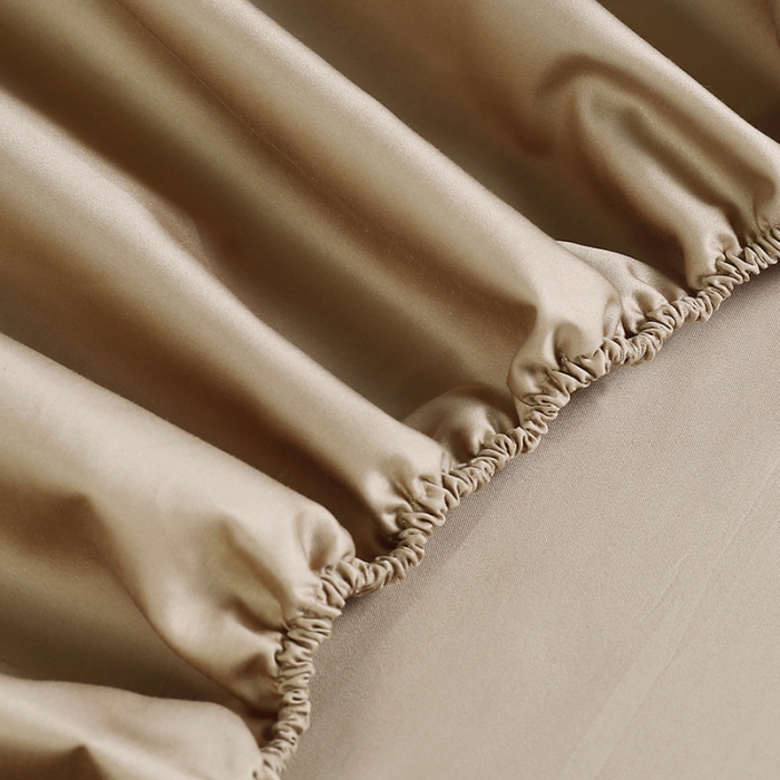 91家纺网 家纺一手货源 找家纺 简家居 2022新款100支单床笠 香槟金