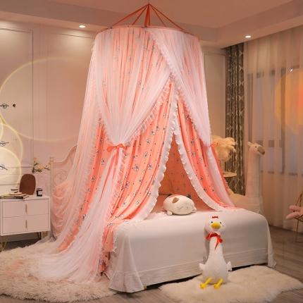 91家纺网 家纺一手货源 找家纺 （总）艾晶美家纺 2022新款吊顶双层遮光床幔蚊帐