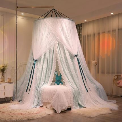 91家纺网 家纺一手货源 找家纺 （总）艾晶美家纺 2022新款吊顶双层遮光床幔蚊帐