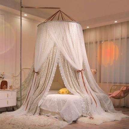 91家纺网 家纺一手货源 找家纺 （总）艾晶美家纺 2022新款吊顶双层遮光床幔蚊帐