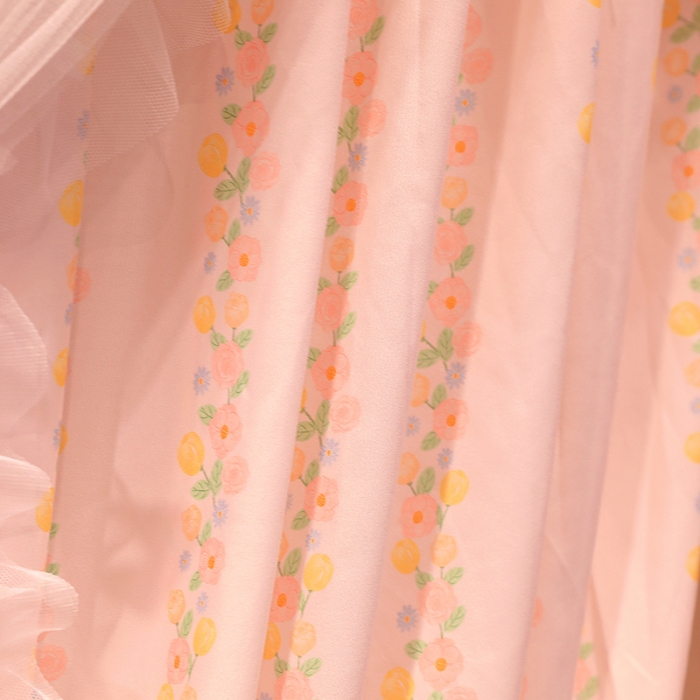 91家纺网 家纺一手货源 找家纺 艾晶美家纺 2022新款吊顶双层遮光床幔蚊帐 花蔓