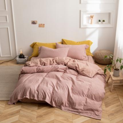 简家居 2022新款全棉剪花四件套 炫-粉