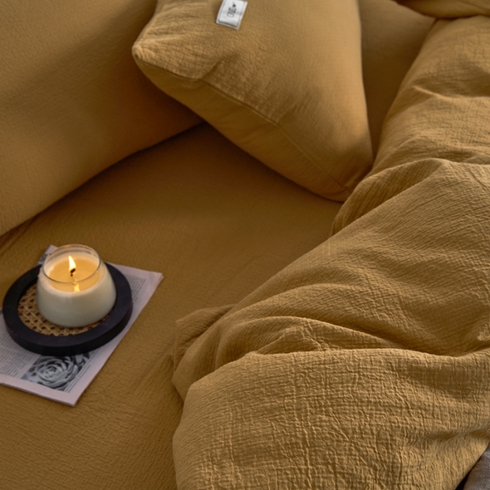 91家纺网 家纺一手货源 找家纺 （总）简家居 2022新款全棉空气层系列四件套