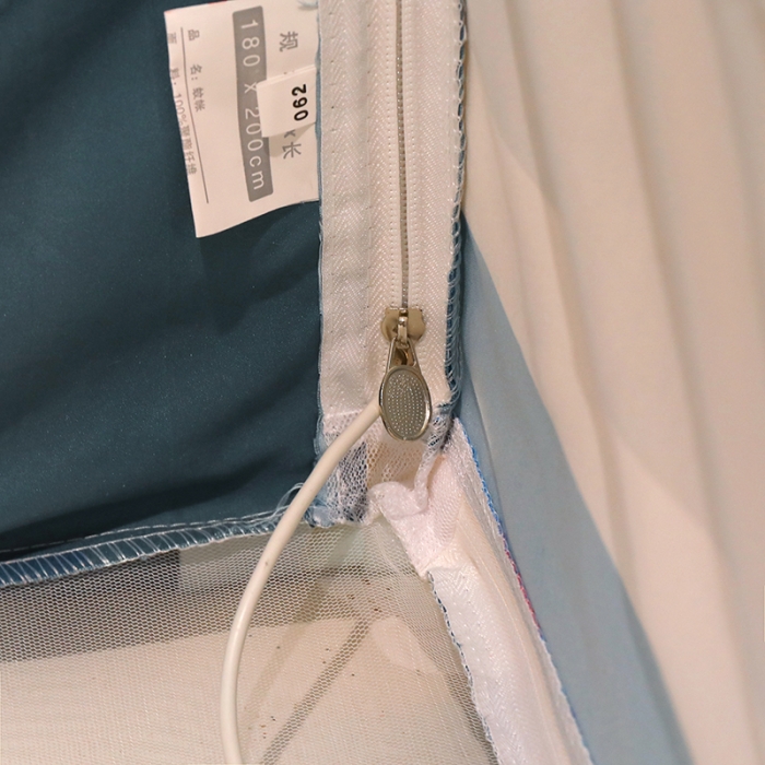 91家纺网 家纺一手货源 找家纺 （总）迪凡保罗 2023新款5843轻奢T型外穿杆坐床蚊帐