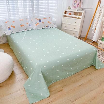 91家纺网 家纺一手货源 找家纺 （总）卡普 2025新款全棉韩版荷叶花边床单+枕套