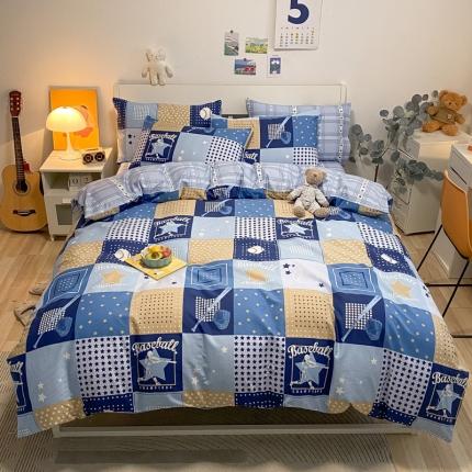 91家纺网 家纺一手货源 找家纺 （总）晨希 2022新款全棉13372北欧风印花四件套