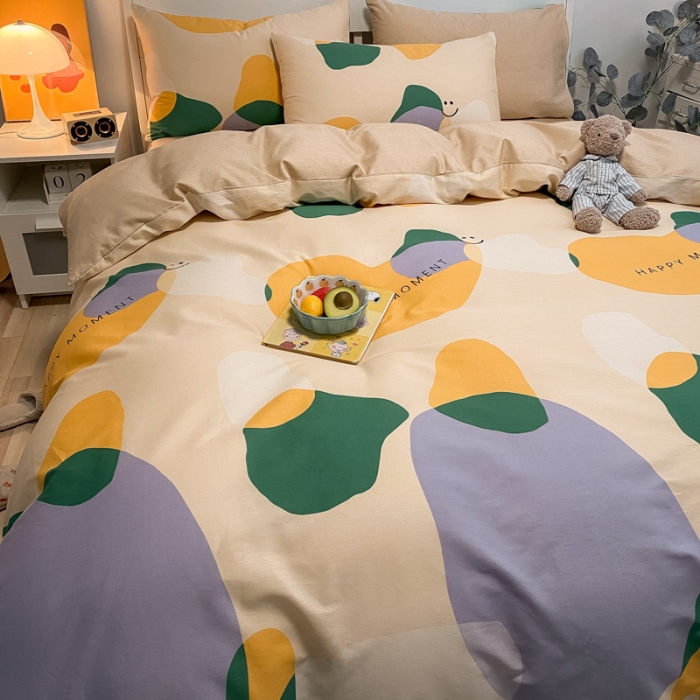 91家纺网 家纺一手货源 找家纺 （总）晨希 2022新款全棉13372北欧风印花四件套