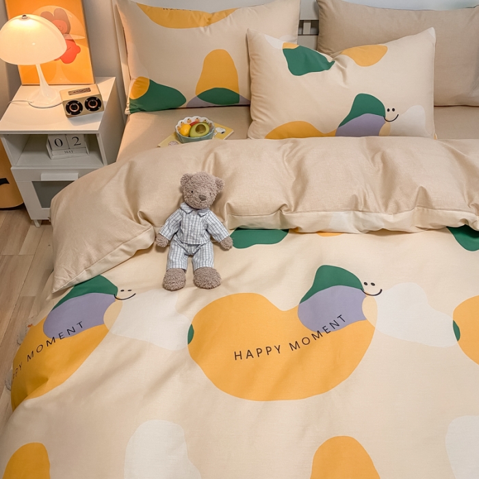 91家纺网 家纺一手货源 找家纺 （总）晨希2022新款全棉13372北欧风印花单被套